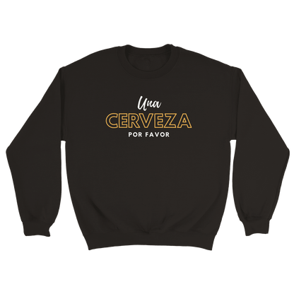 Una Cerveza Por Favor - Sweatshirt Svart