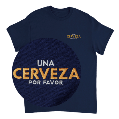 Una Cerveza Por Favor - T-shirt med brodyr 