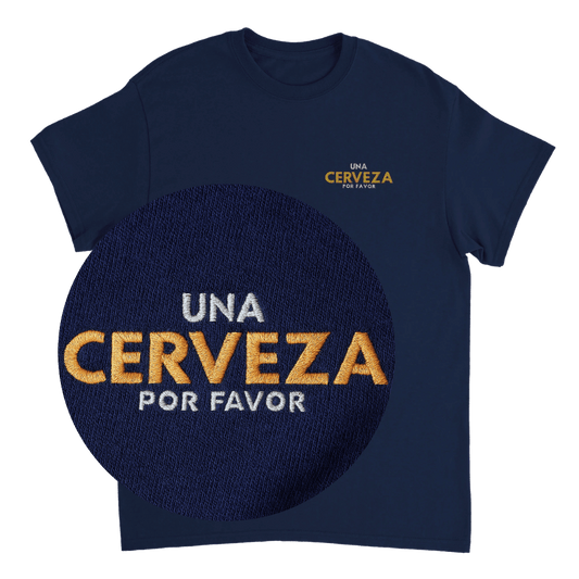 Una Cerveza Por Favor - T-shirt med brodyr 