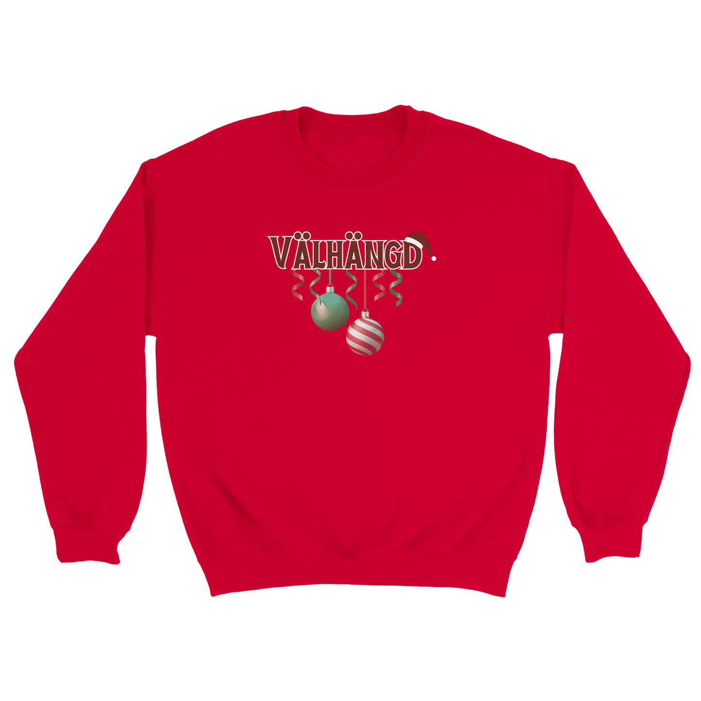 Välhängd - Sweatshirt Röd