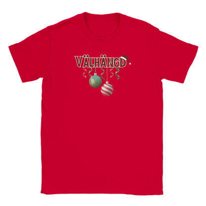 Välhängd - T-shirt Röd
