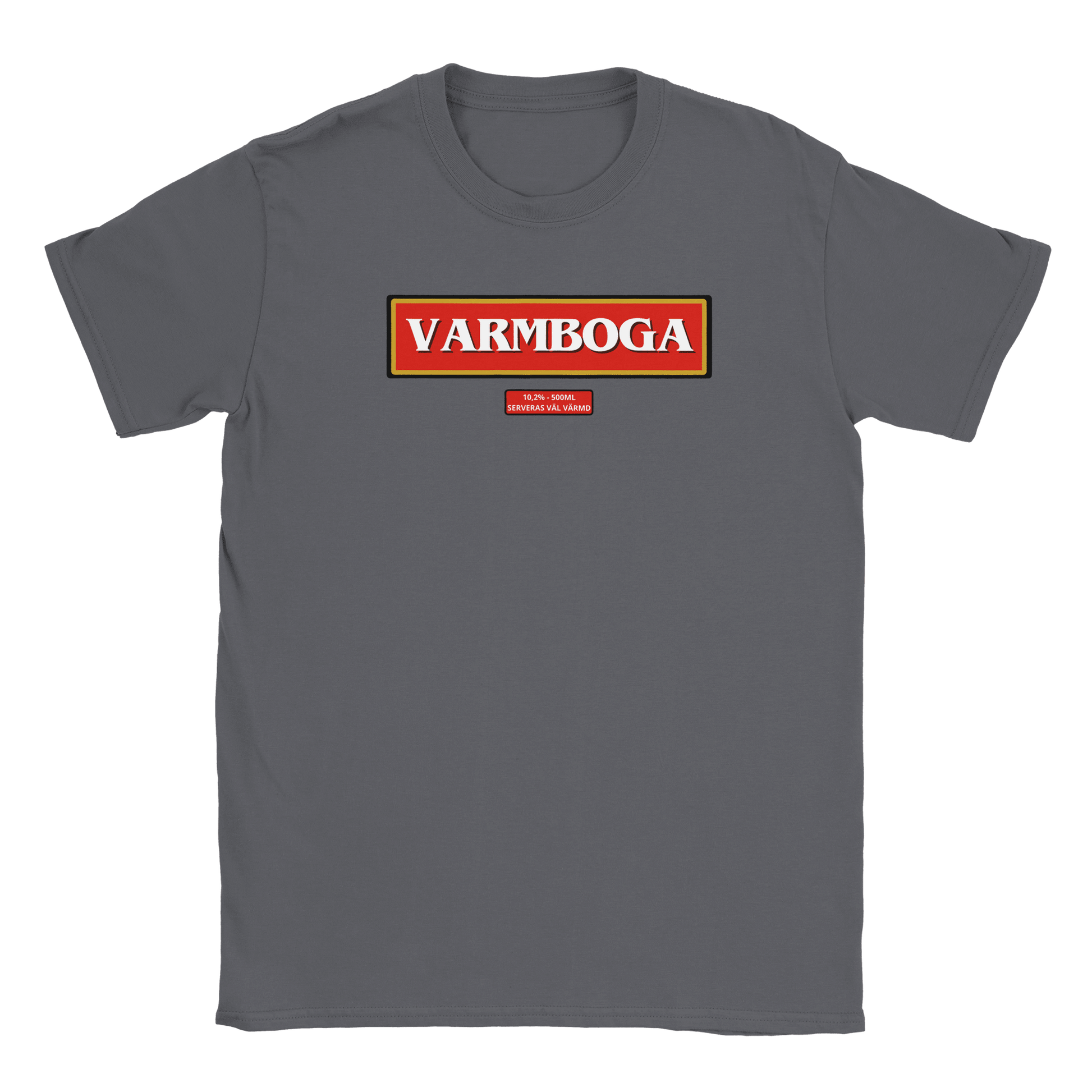 Varmboga - T-shirt Kolgrå