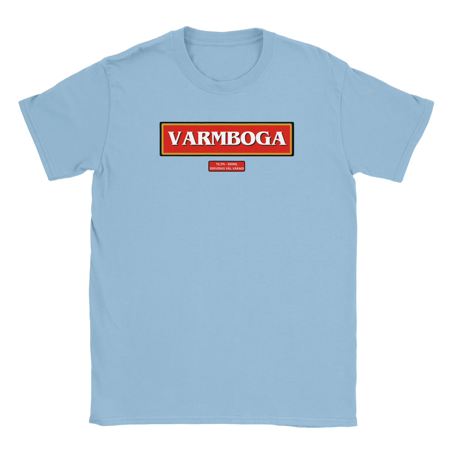 Varmboga - T-shirt Ljusblå