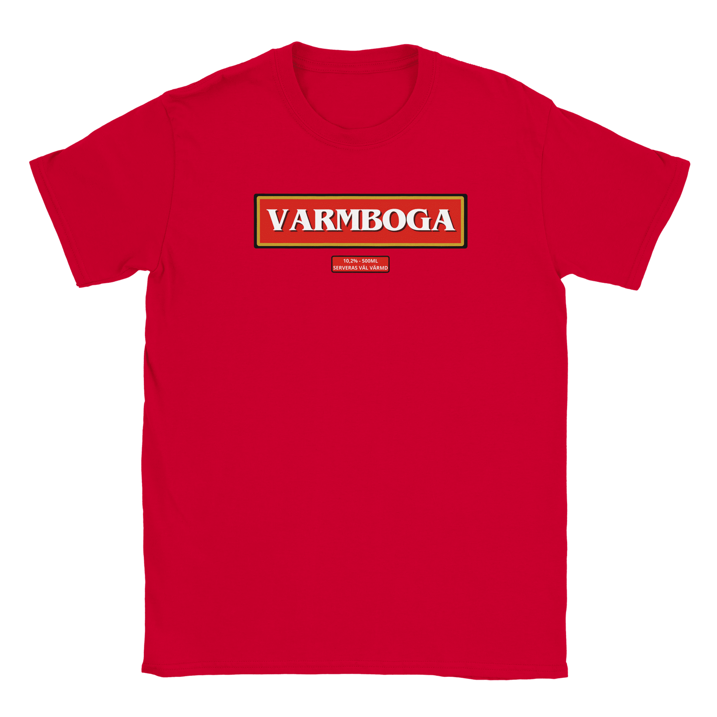 Varmboga - T-shirt Röd