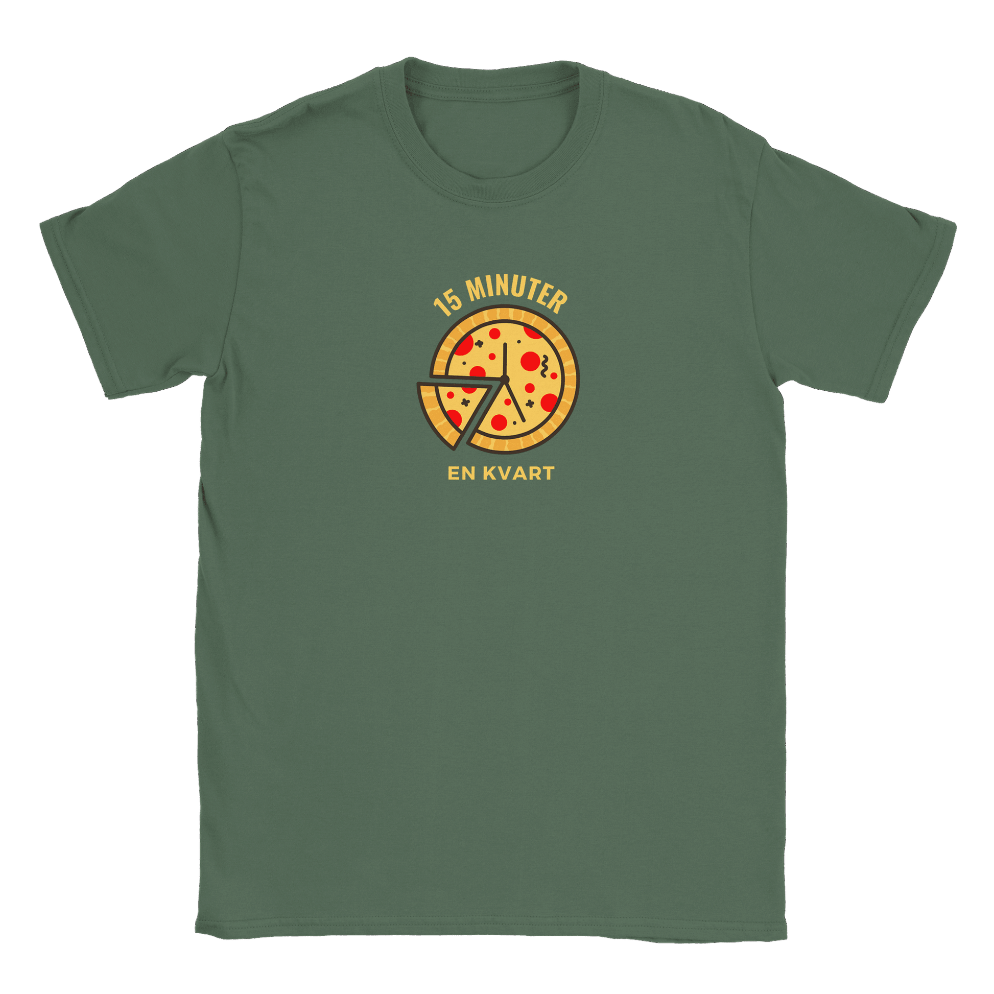15 minuter en kvart - T-shirt Military Green