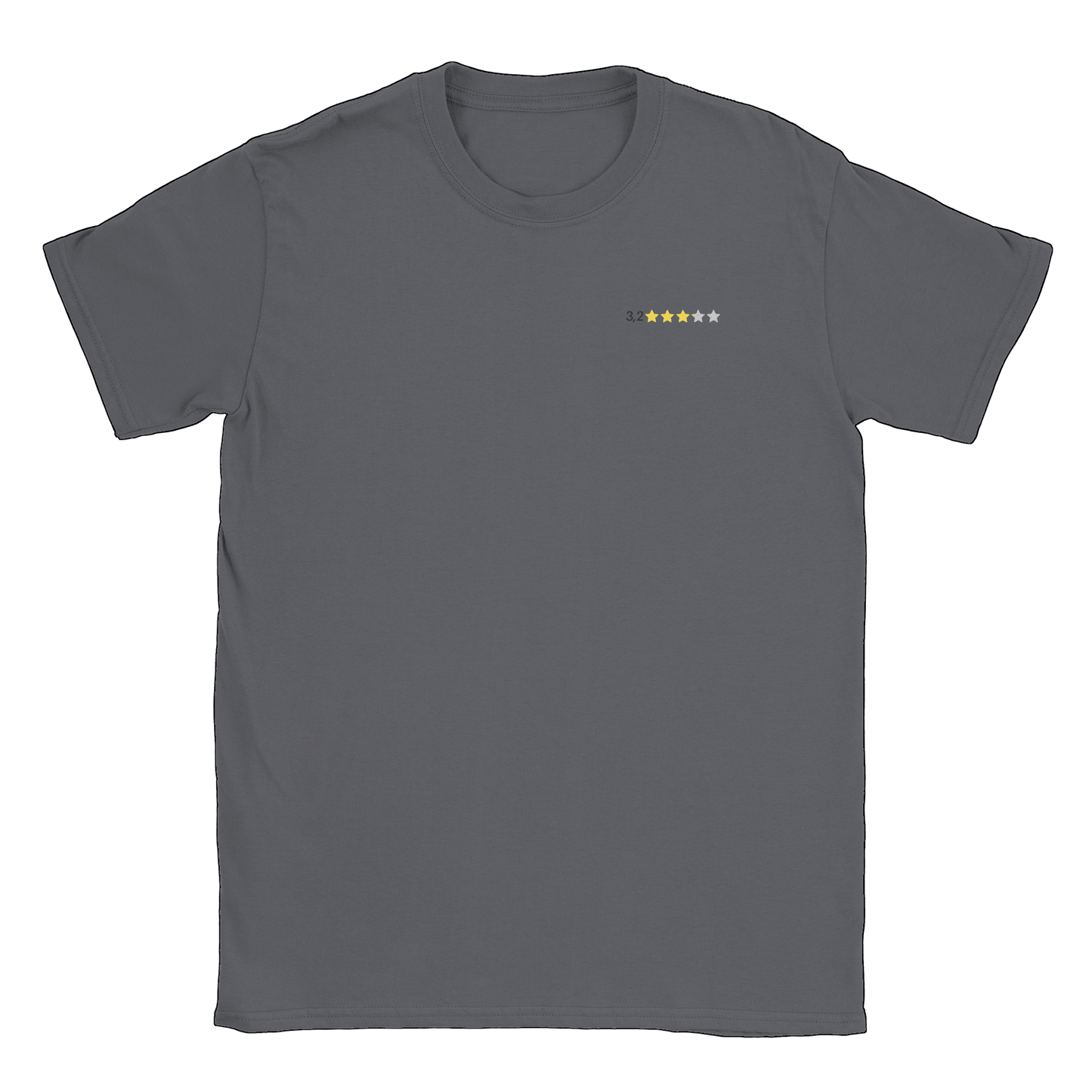 3,2 - T-shirt Charcoal