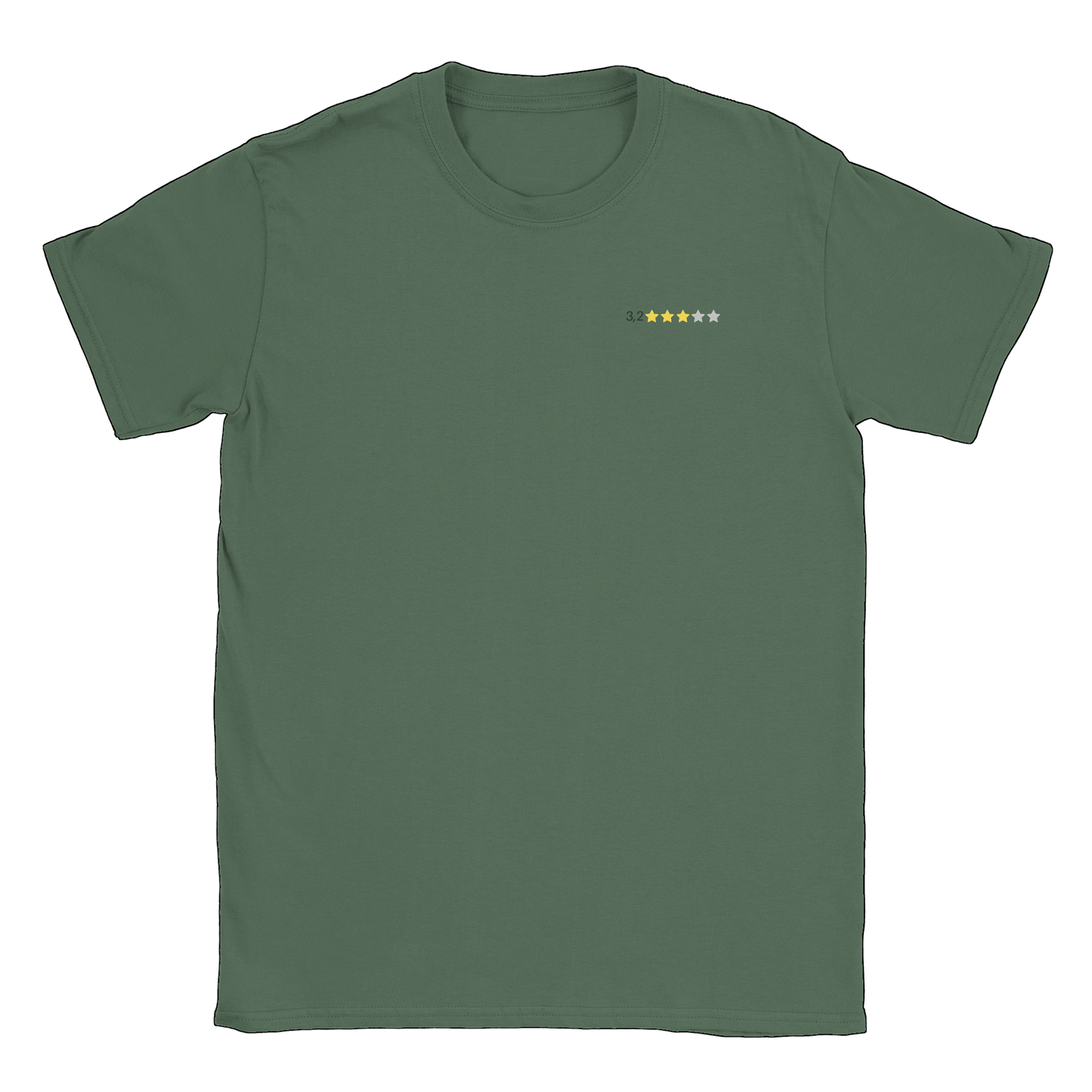 3,2 - T-shirt Military Green