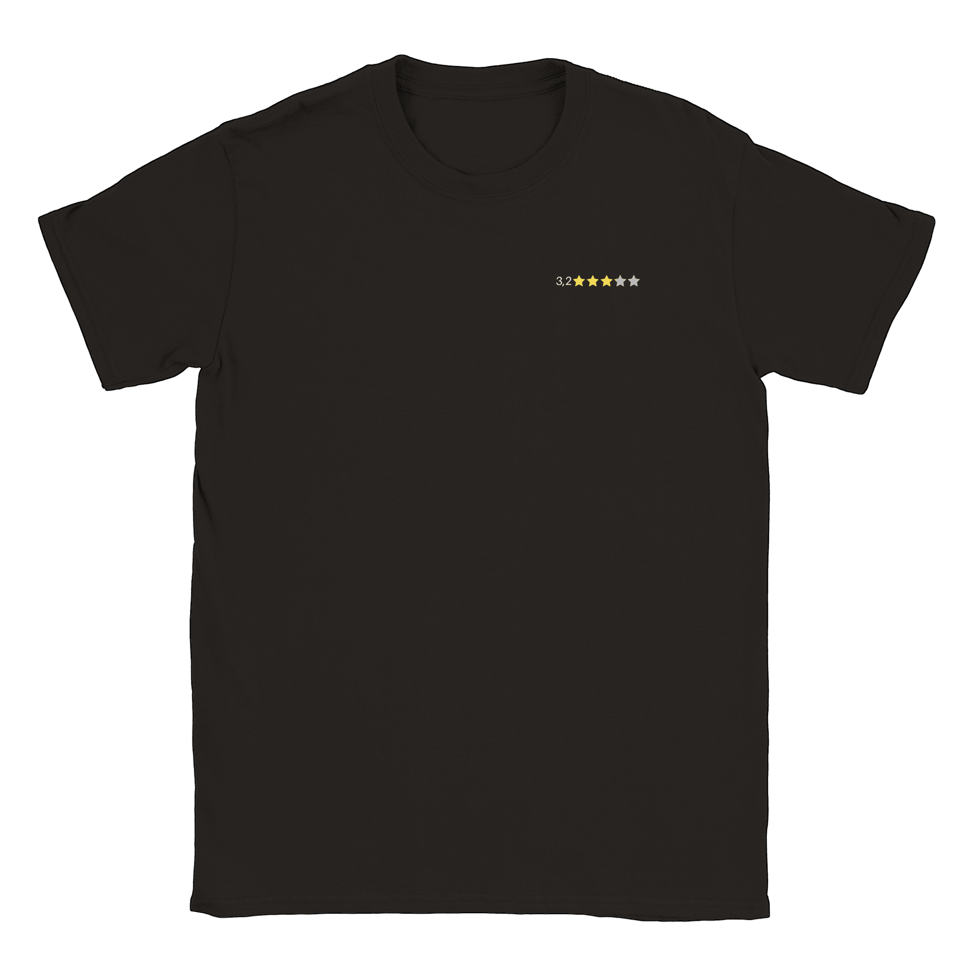 3,2 - T-shirt Svart