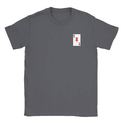 ACE Discgolf litet tryck - T-shirt Charcoal