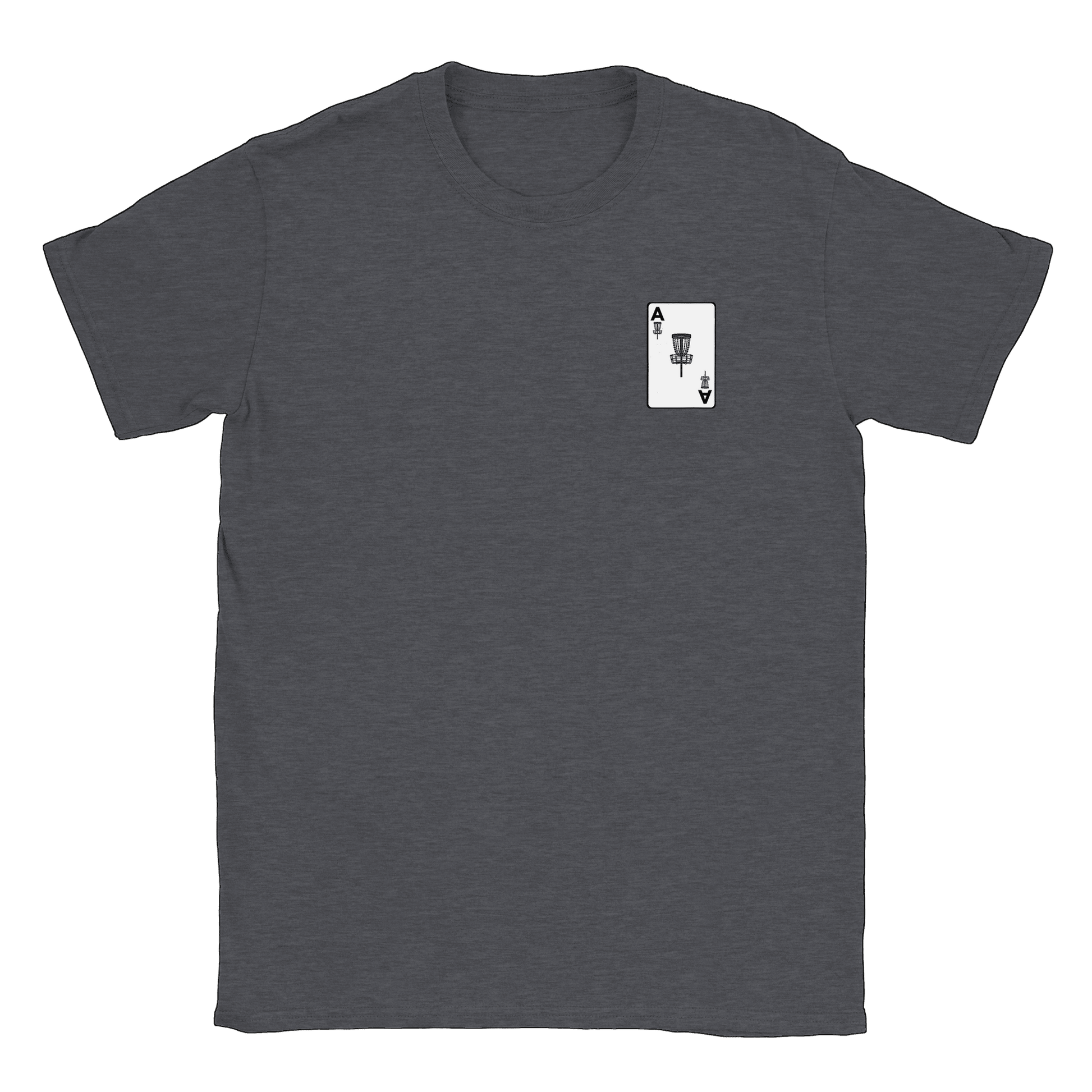 ACE Discgolf litet tryck - T-shirt Mörk Ljung