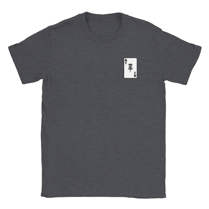 ACE Discgolf litet tryck - T-shirt Mörk Ljung