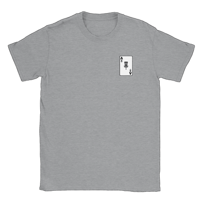 ACE Discgolf litet tryck - T-shirt Sports Grey