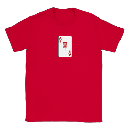 ACE Discgolf - T-shirt Röd