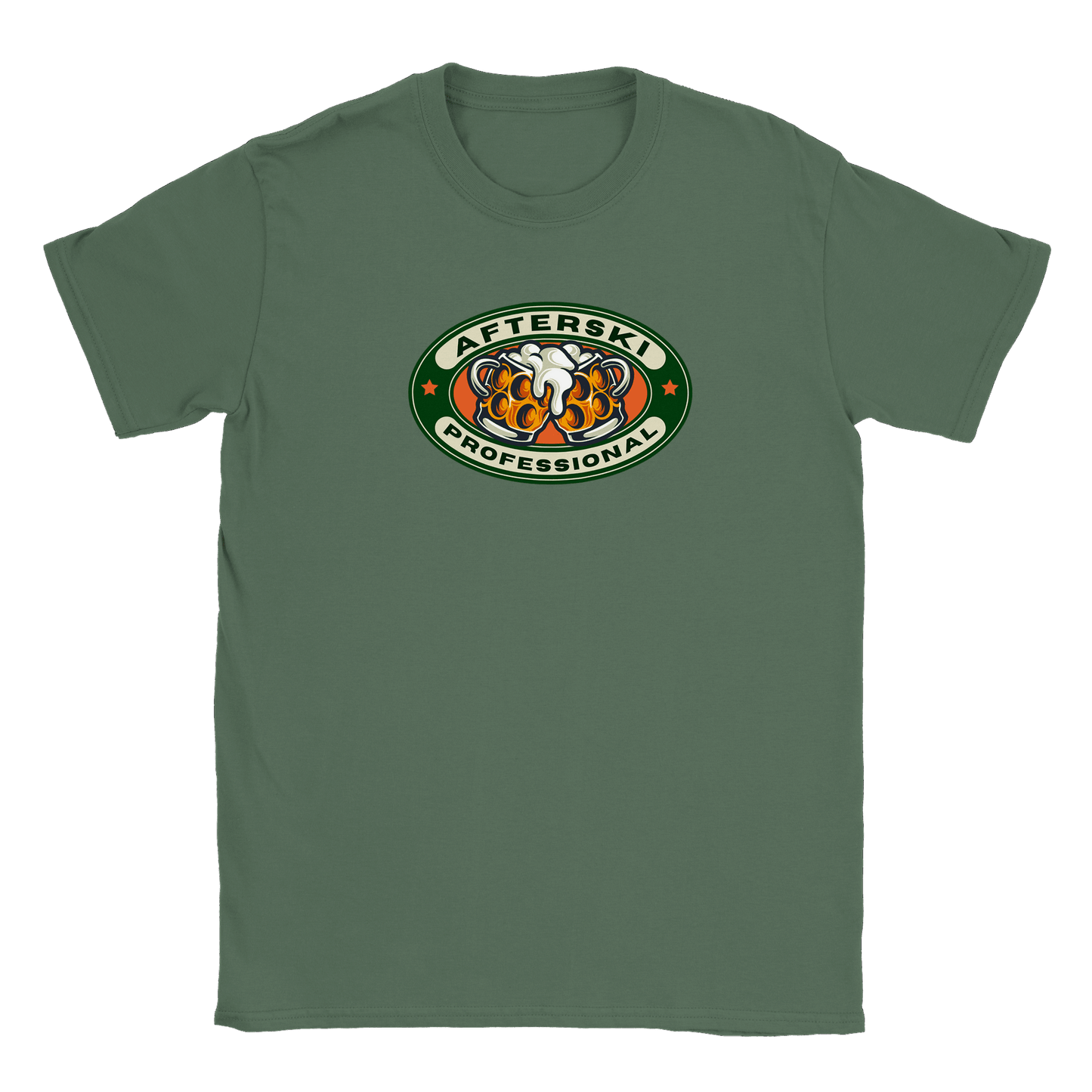 Afterski Professional - T-shirt Military Green
