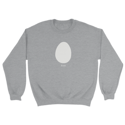 Ägg - Sweatshirt Grå