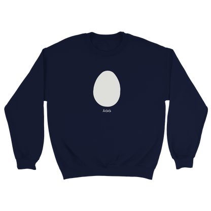 Ägg - Sweatshirt Marinblå