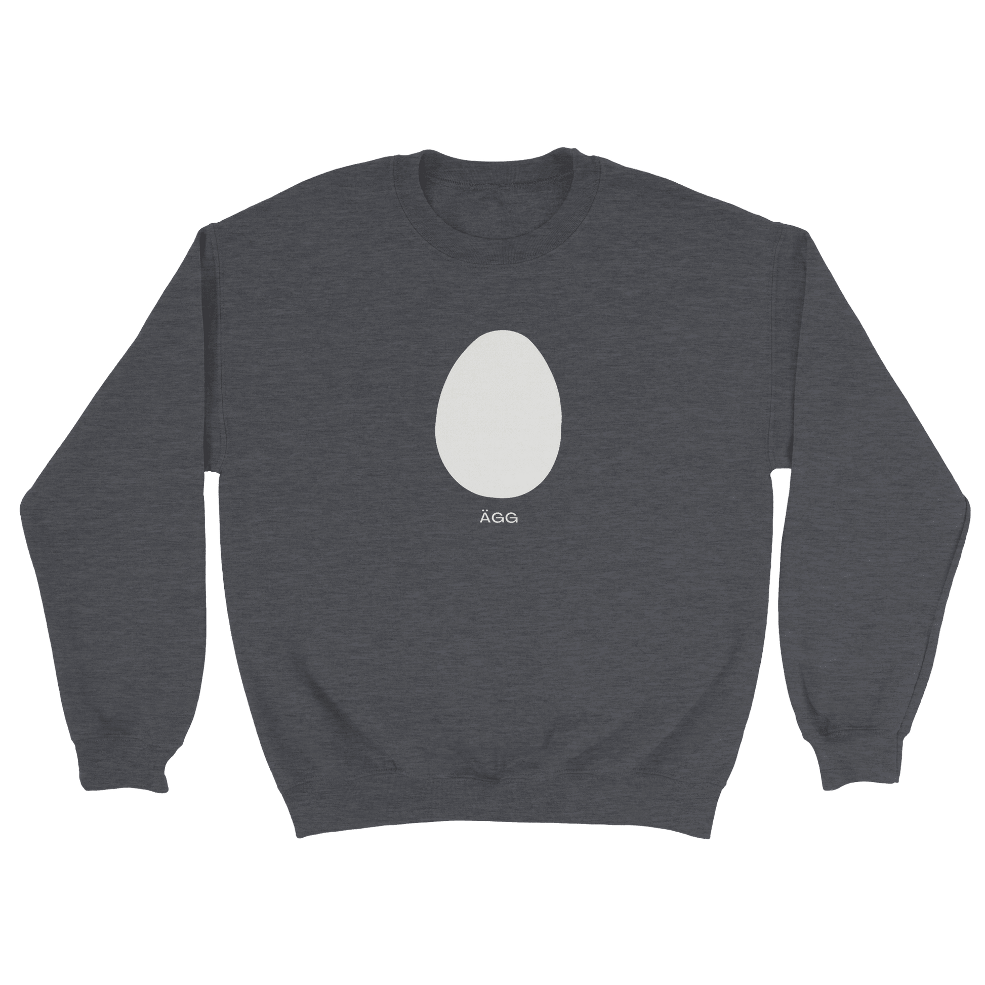 Ägg - Sweatshirt Mörkgrå