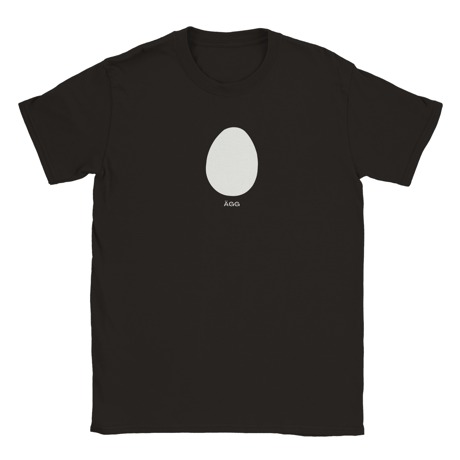 Ägg - T-shirt Svart