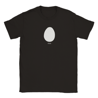Ägg - T-shirt Svart