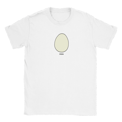 Ägg - T-shirt Vit