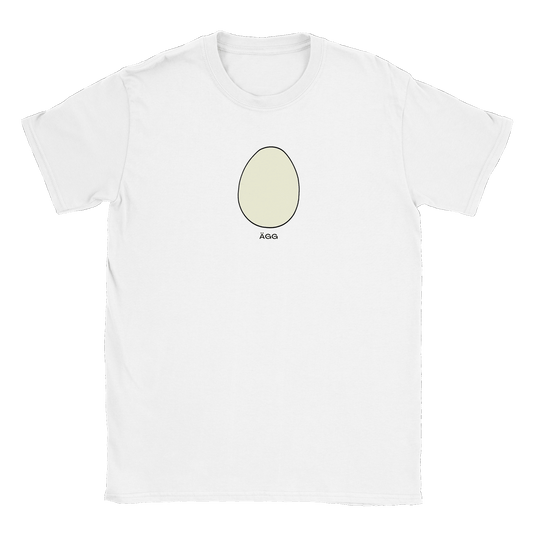 Ägg - T-shirt Vit