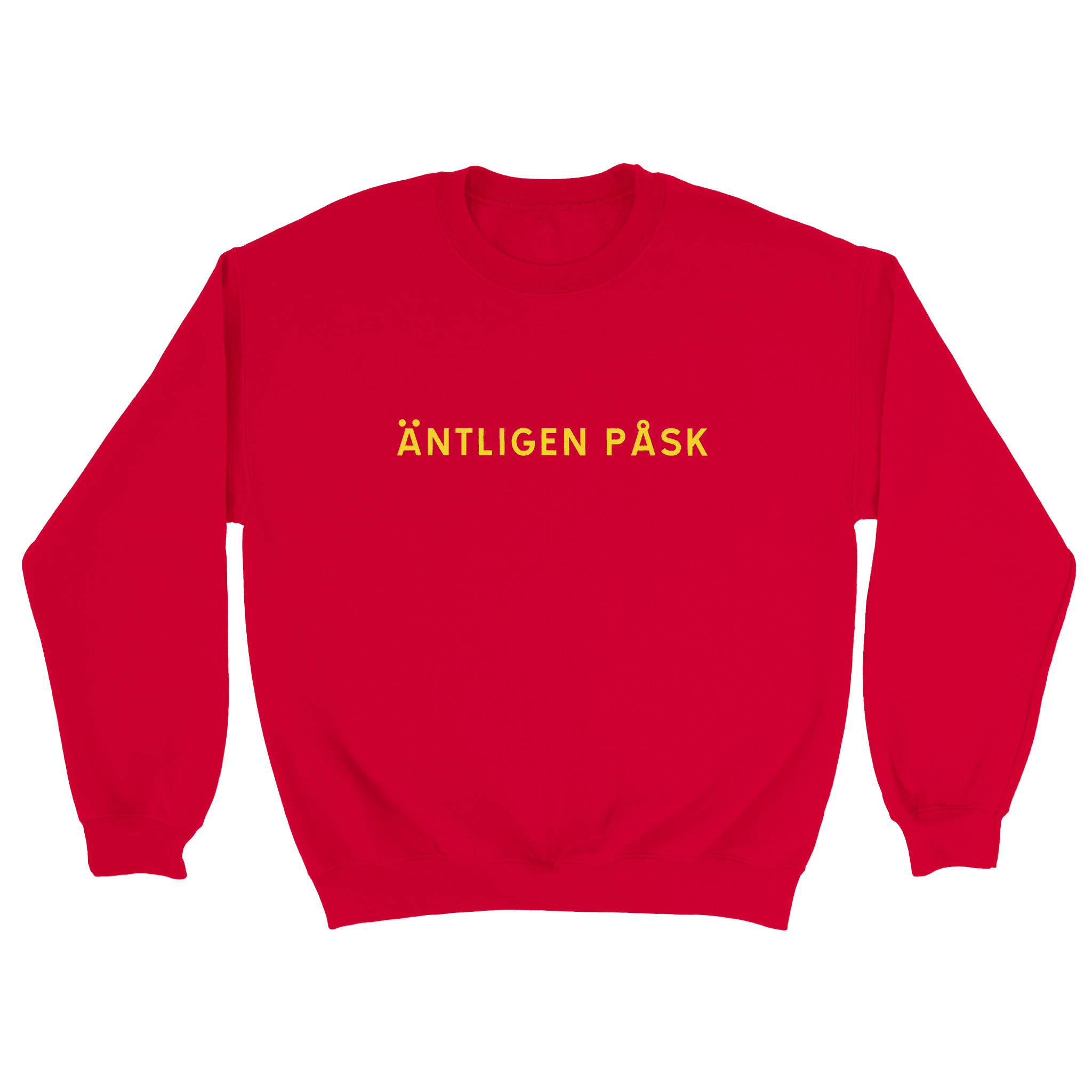 Äntligen Påsk - Sweatshirt Röd