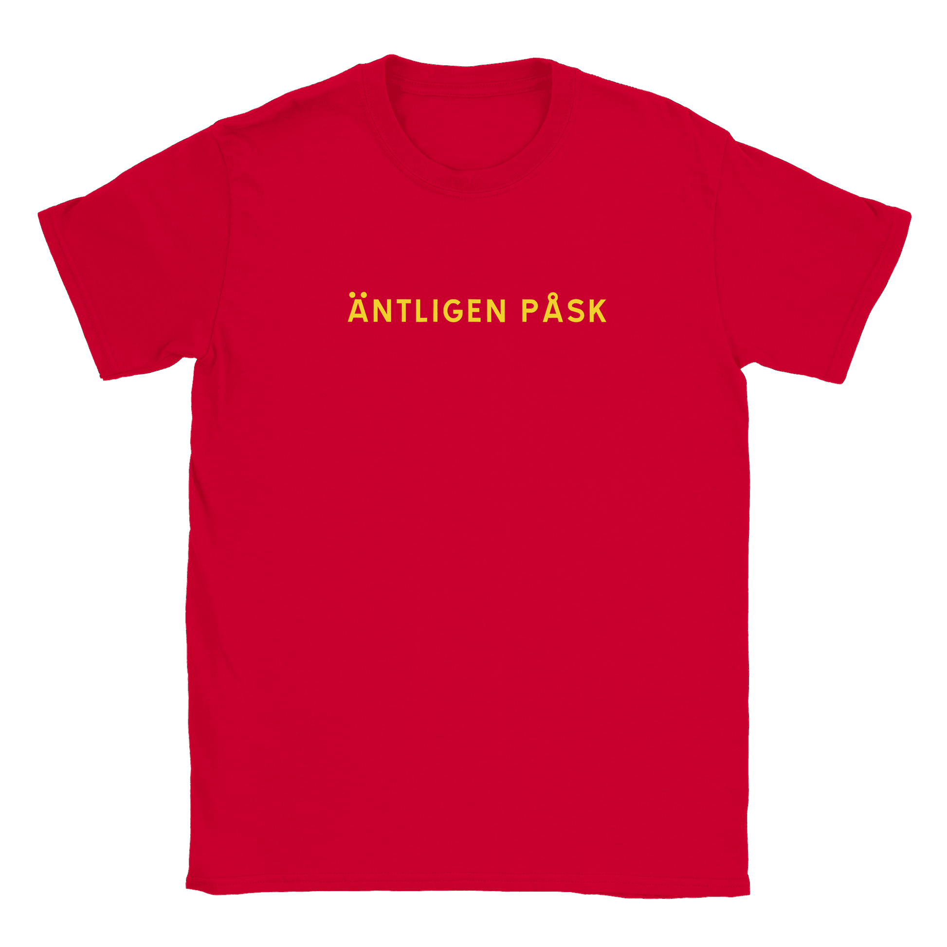 Äntligen Påsk - T-shirt Röd