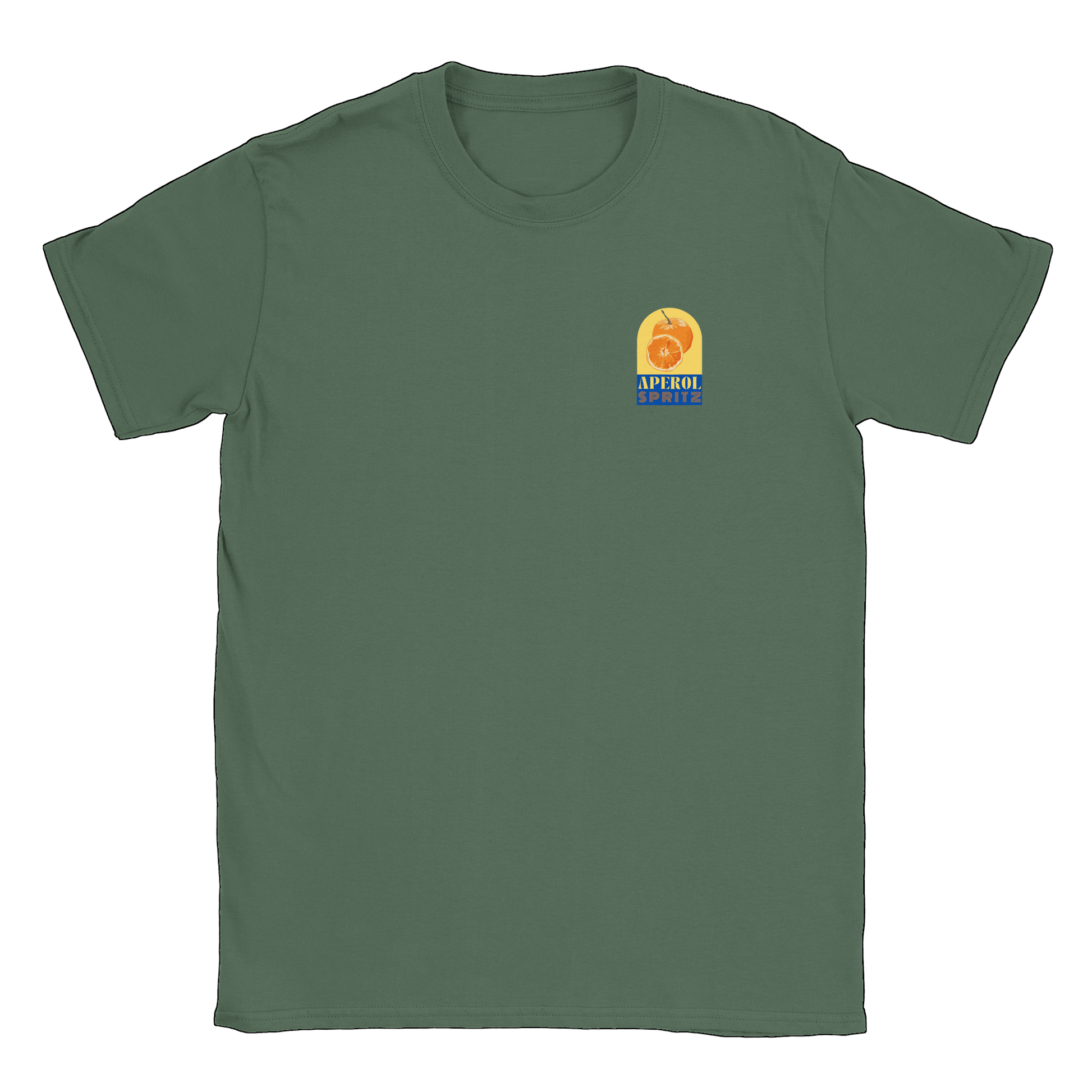 Aperol Spritz litet tryck - T-shirt Military Green