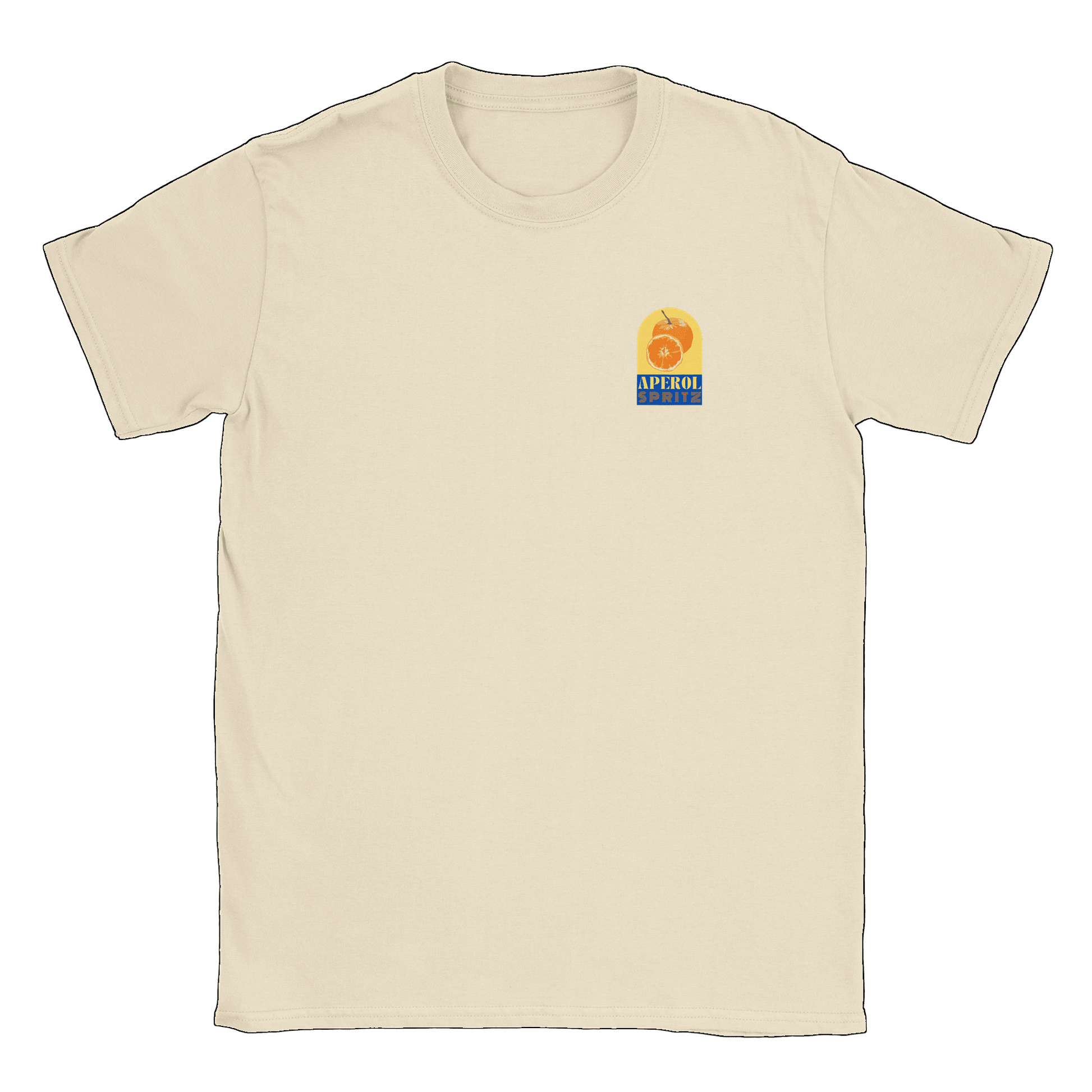 Aperol Spritz litet tryck - T-shirt Natural