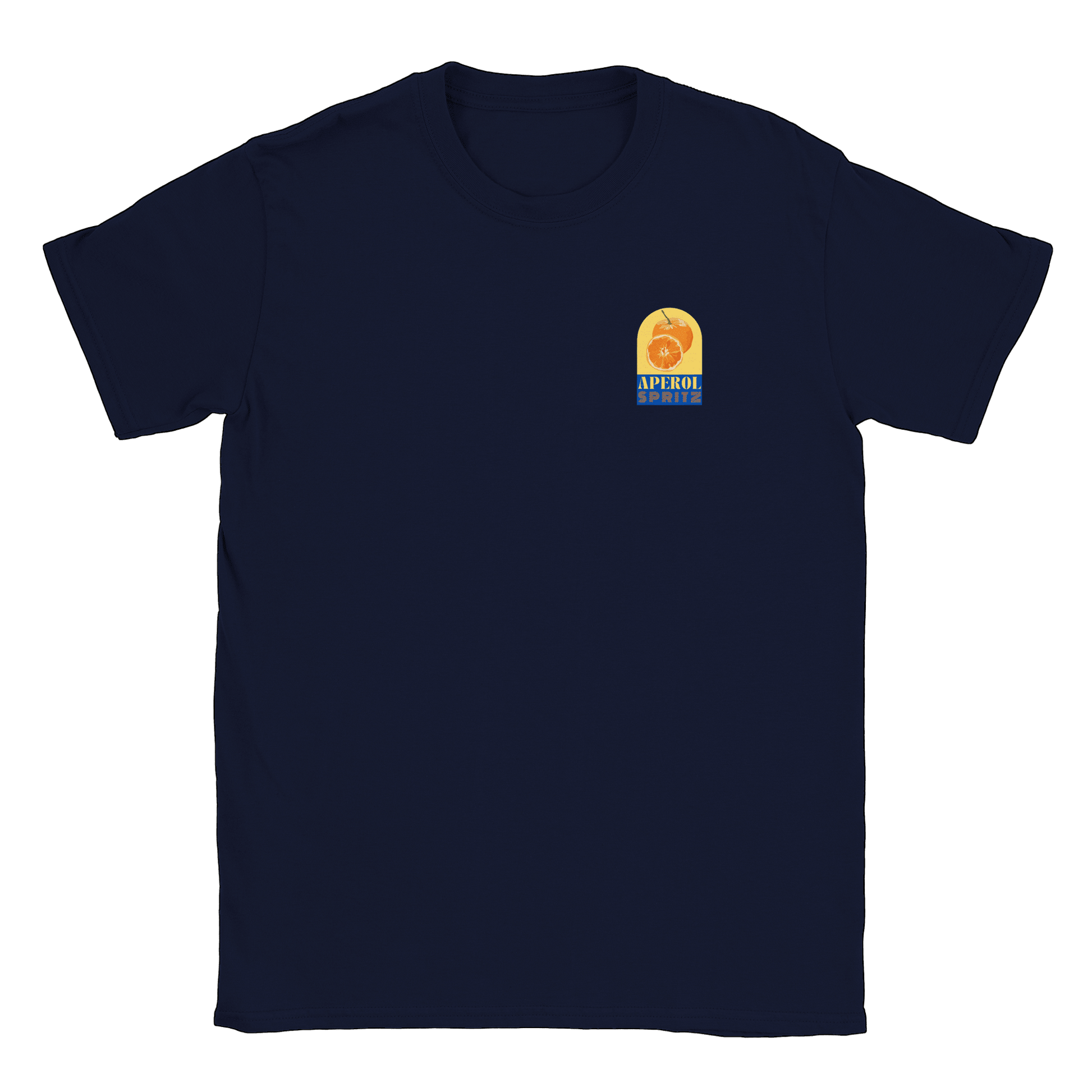 Aperol Spritz litet tryck - T-shirt Navy