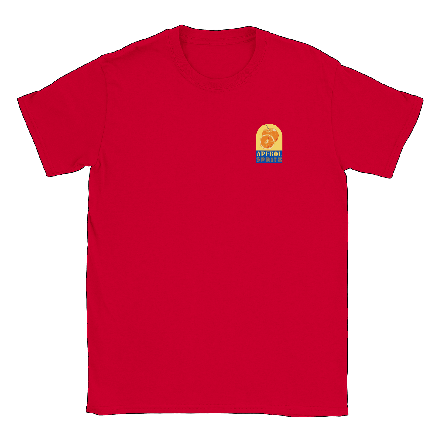 Aperol Spritz litet tryck - T-shirt Röd