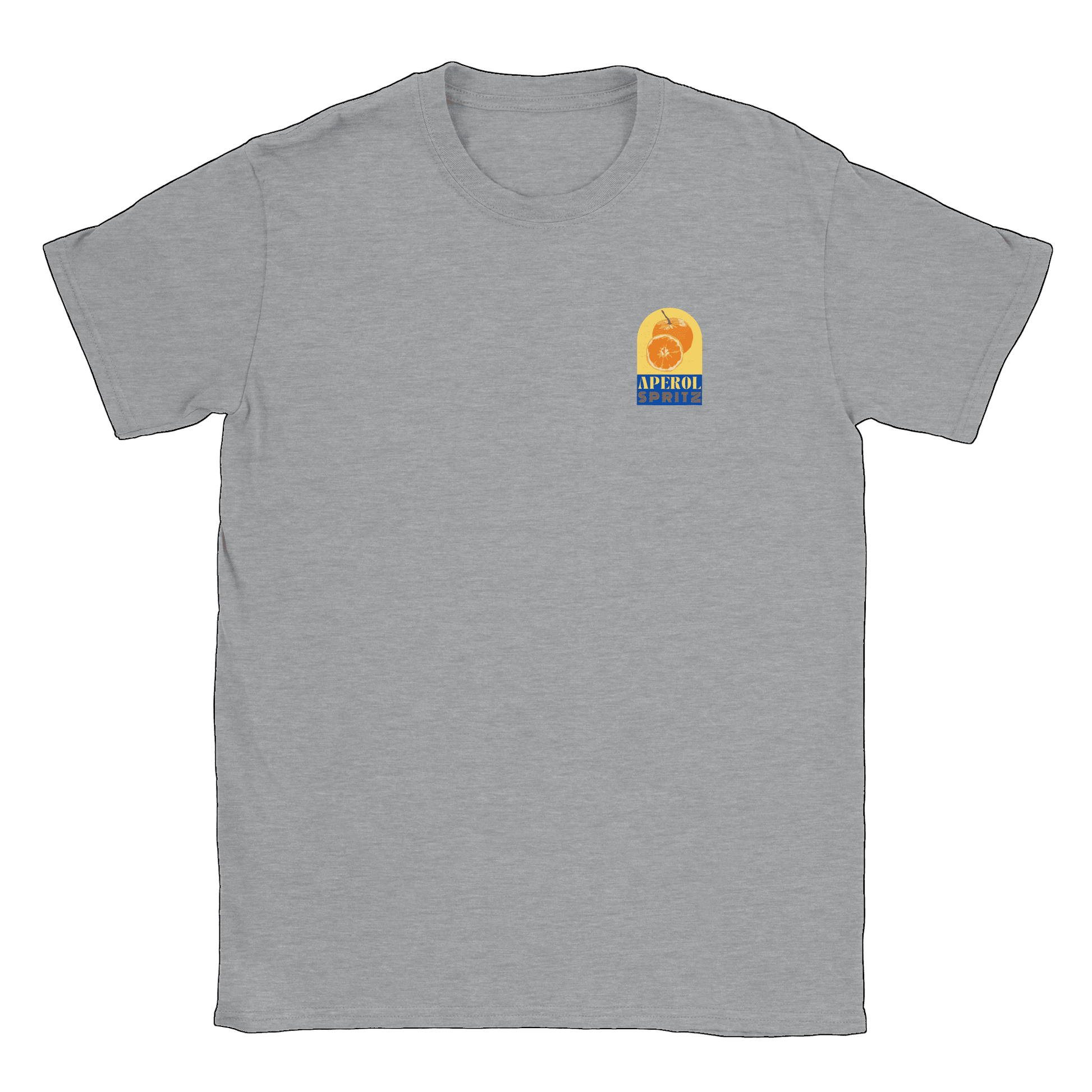 Aperol Spritz litet tryck - T-shirt Sports Grey