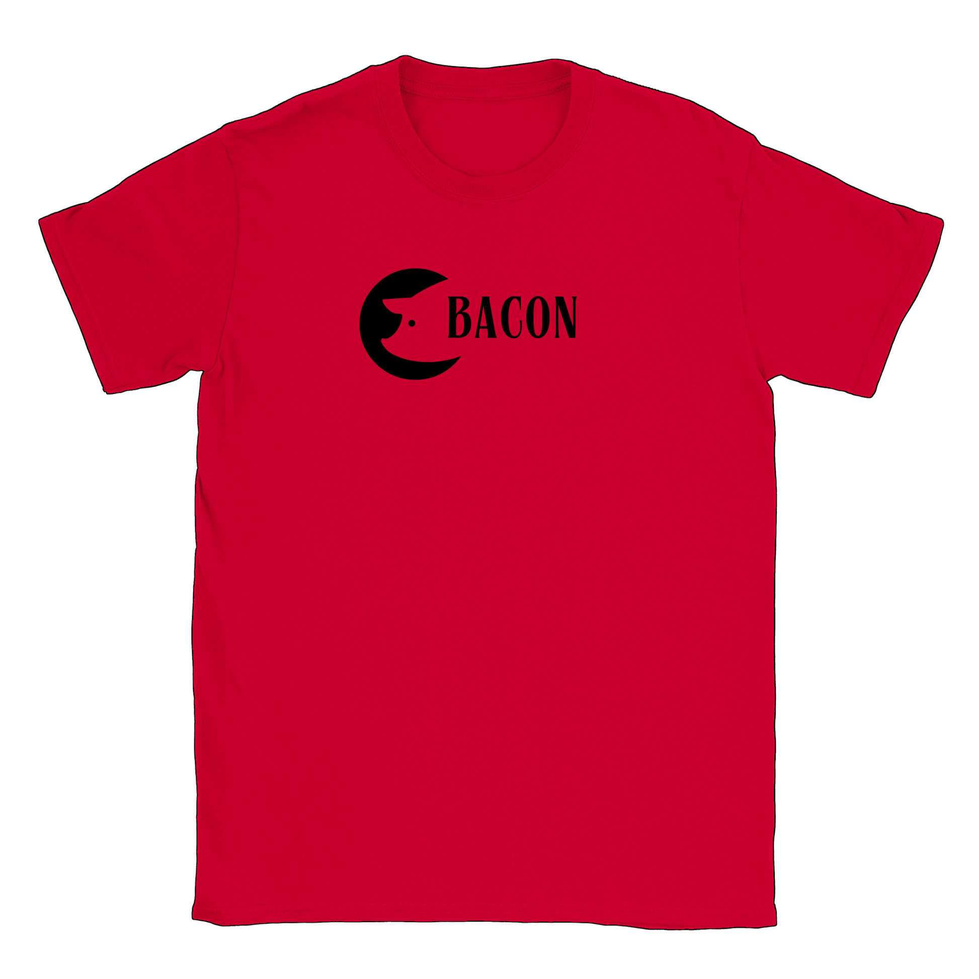 Bacon - T-shirt Röd