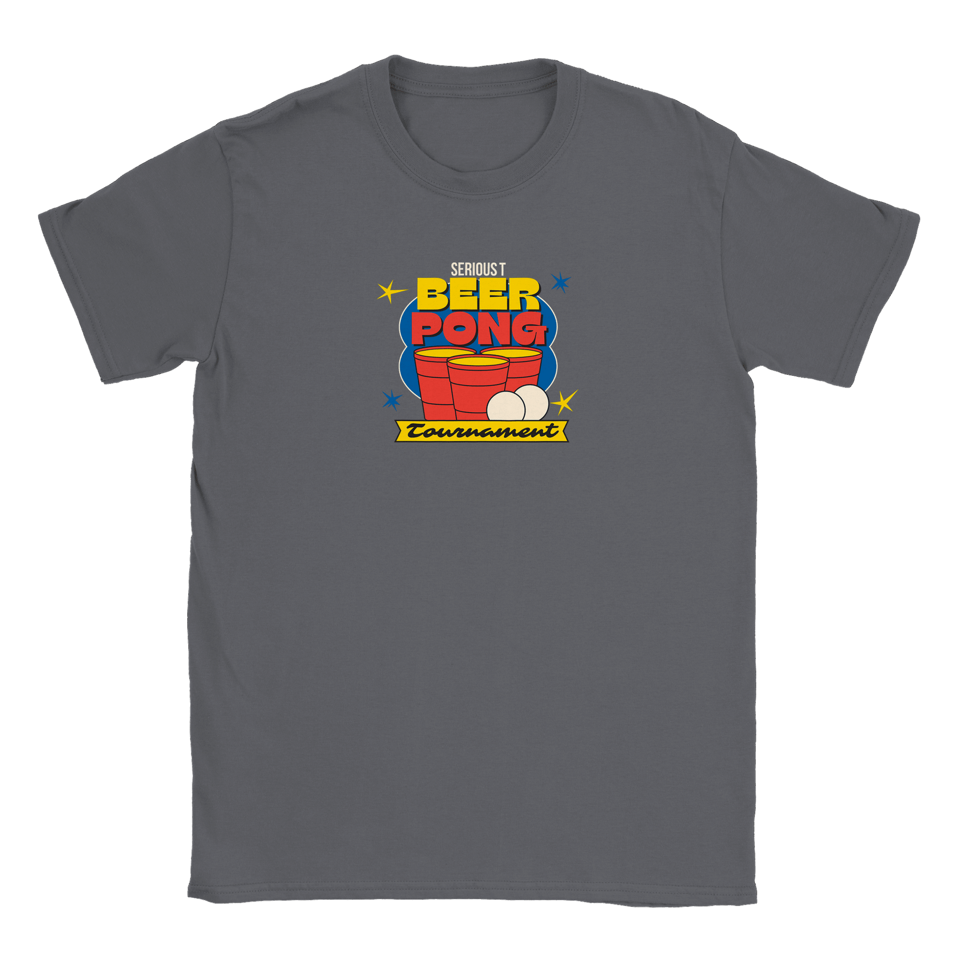 Beer Pong Tournament - T-shirt Charcoal