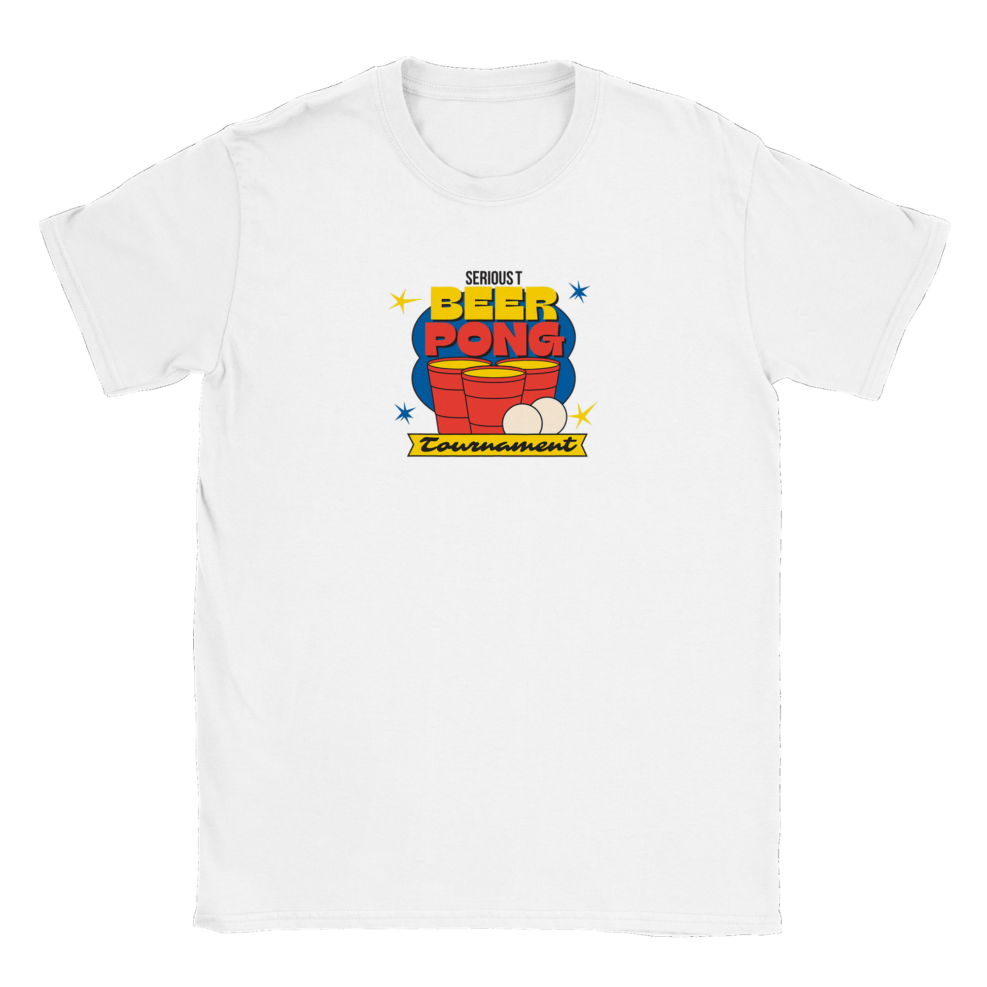 Beer Pong Tournament - T-shirt Vit