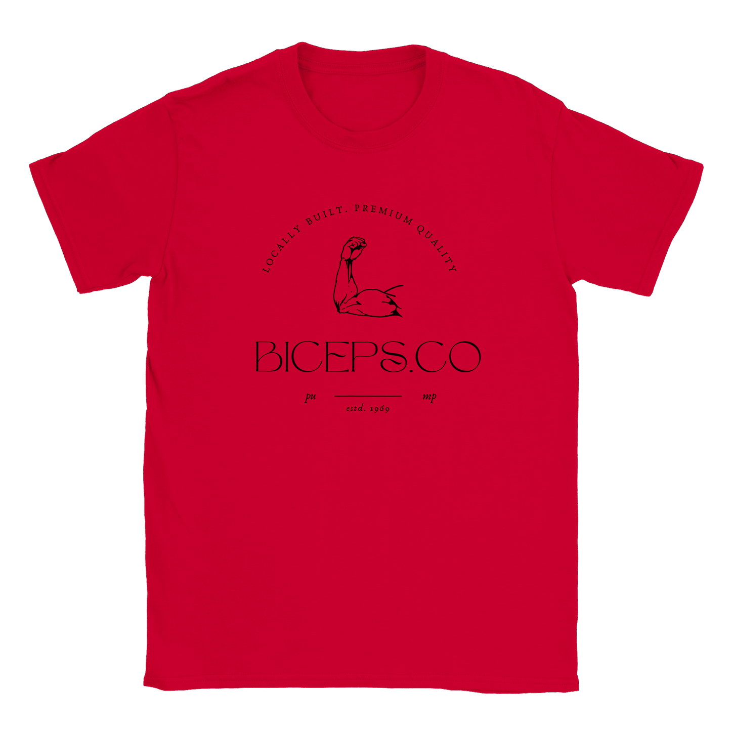 Biceps Company - T-shirt Röd