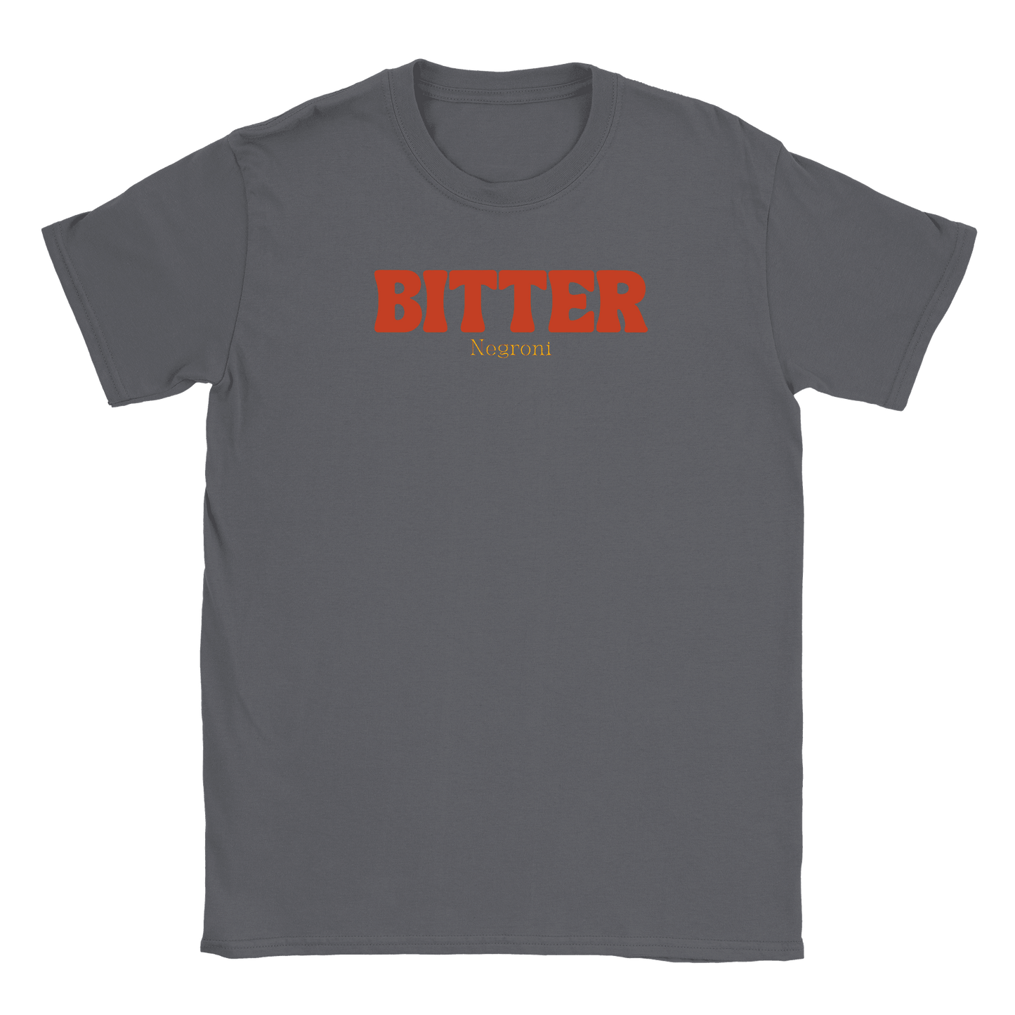 Bitter Negroni - T-shirt Kolgrå