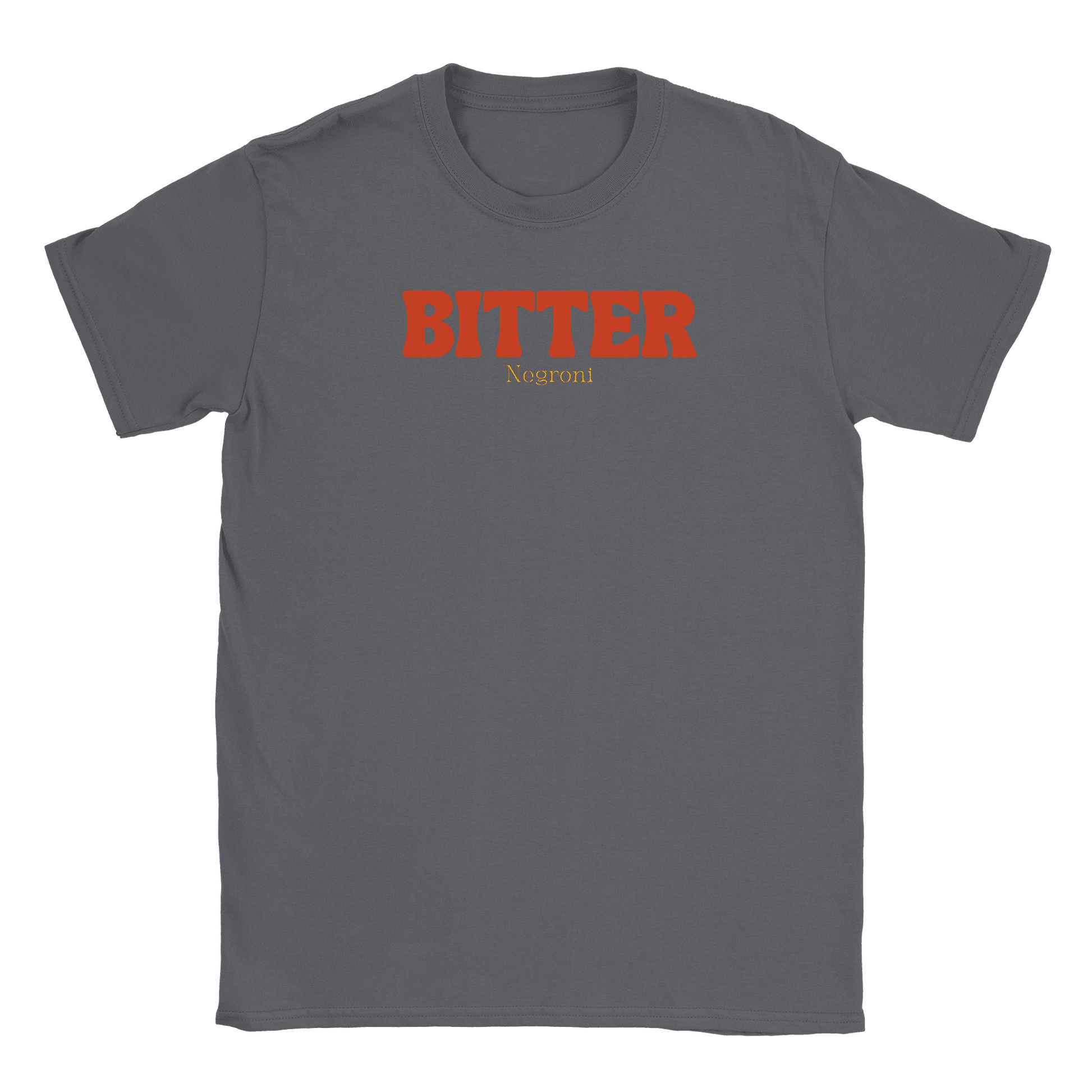 Bitter Negroni - T-shirt Kolgrå
