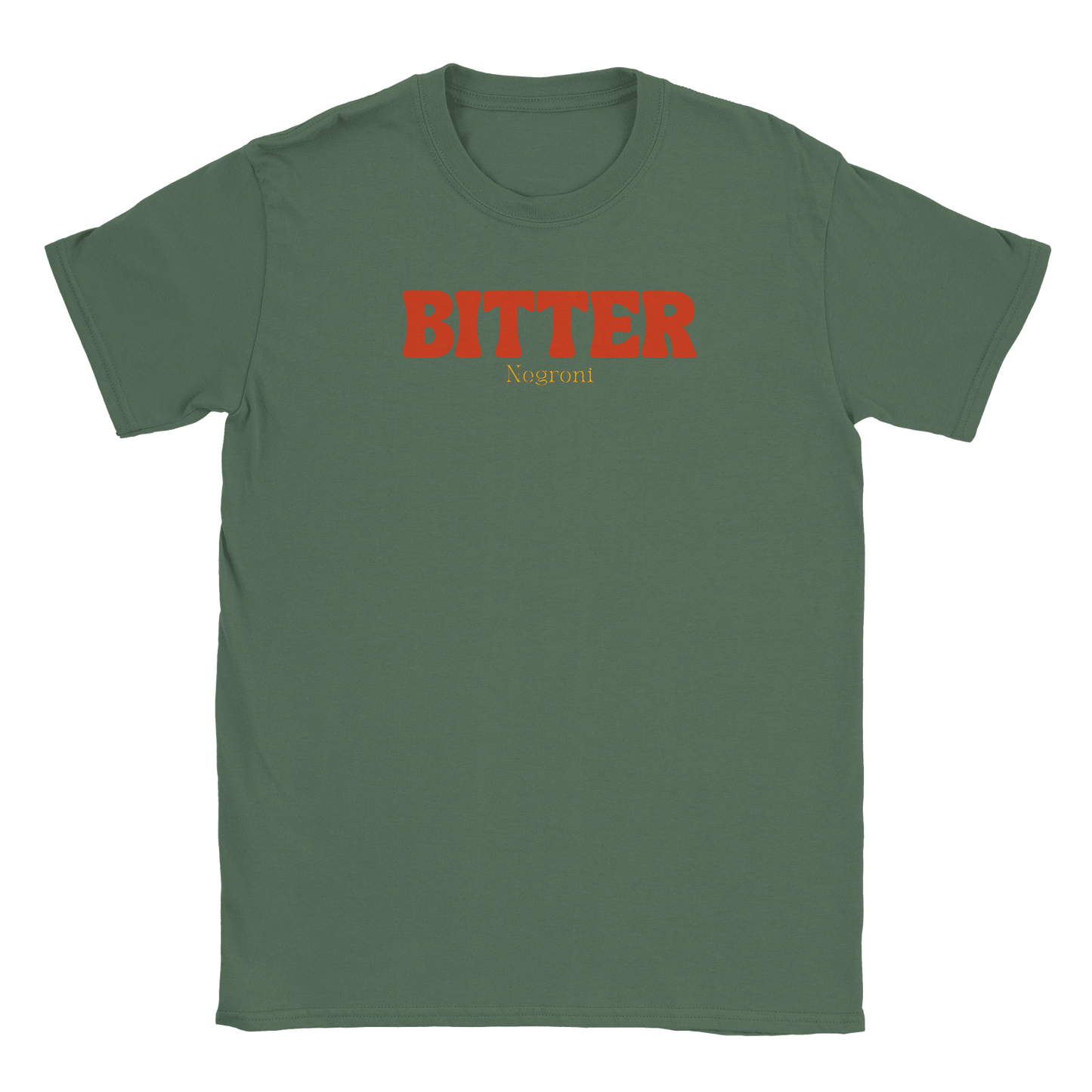 Bitter Negroni - T-shirt Militärgrön