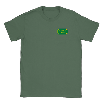 Carpe Diem liten - T-shirt Military Green