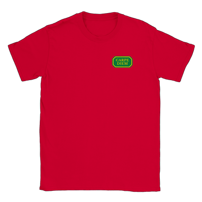Carpe Diem liten - T-shirt Röd