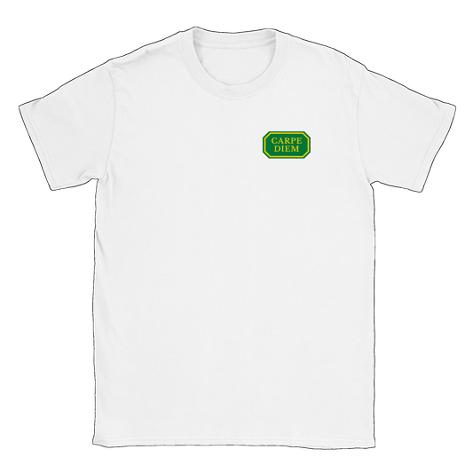 Carpe Diem liten - T-shirt Vit