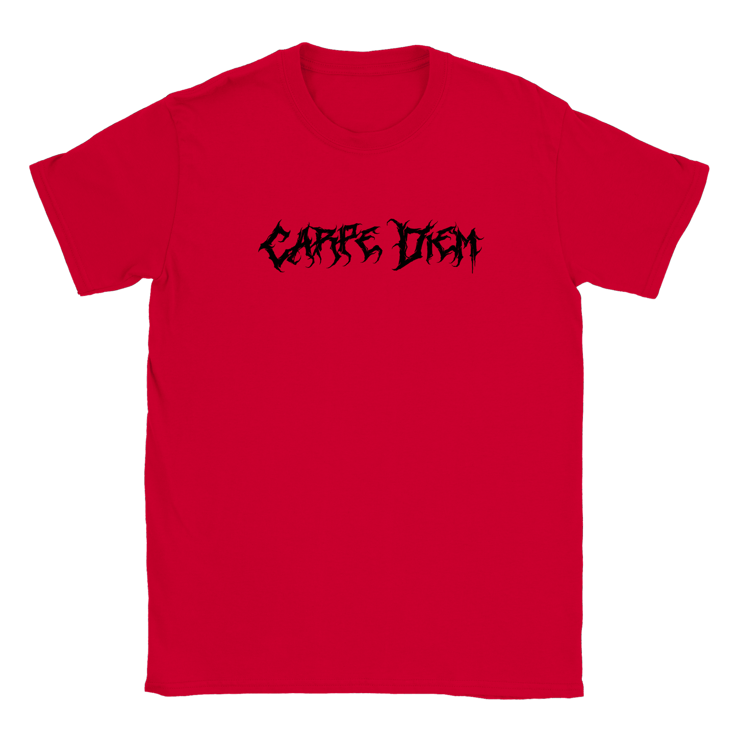 Carpe Diem Metal - T-shirt Röd