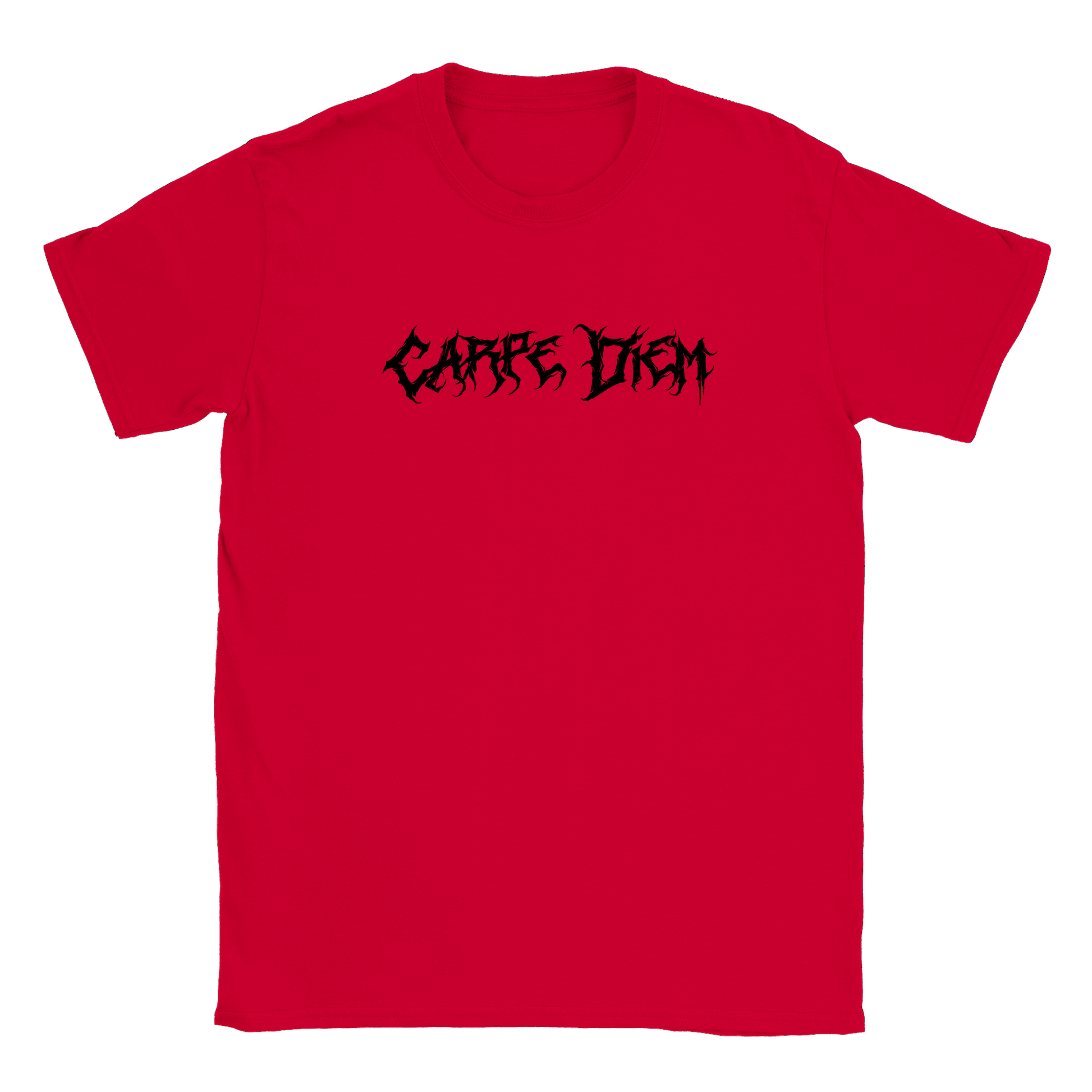 Carpe Diem Metal - T-shirt Röd