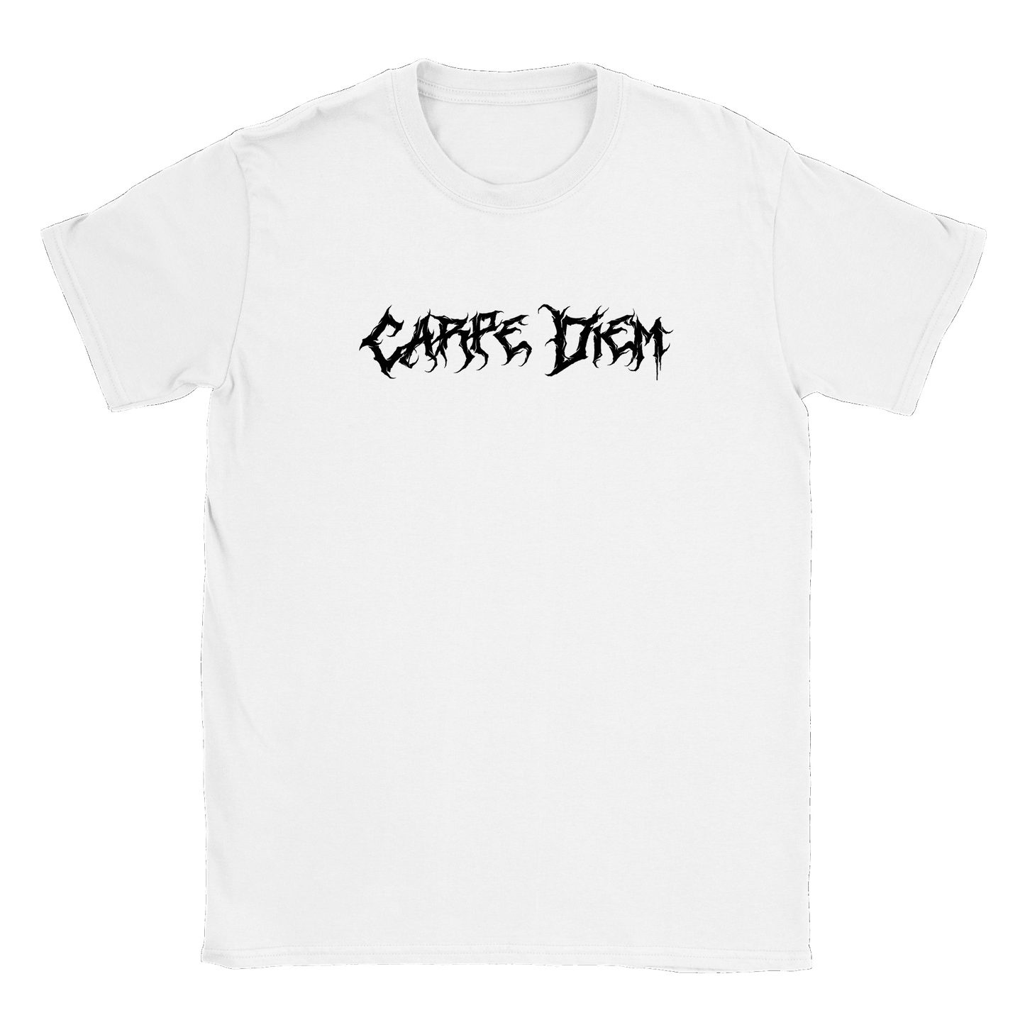 Carpe Diem Metal - T-shirt Vit