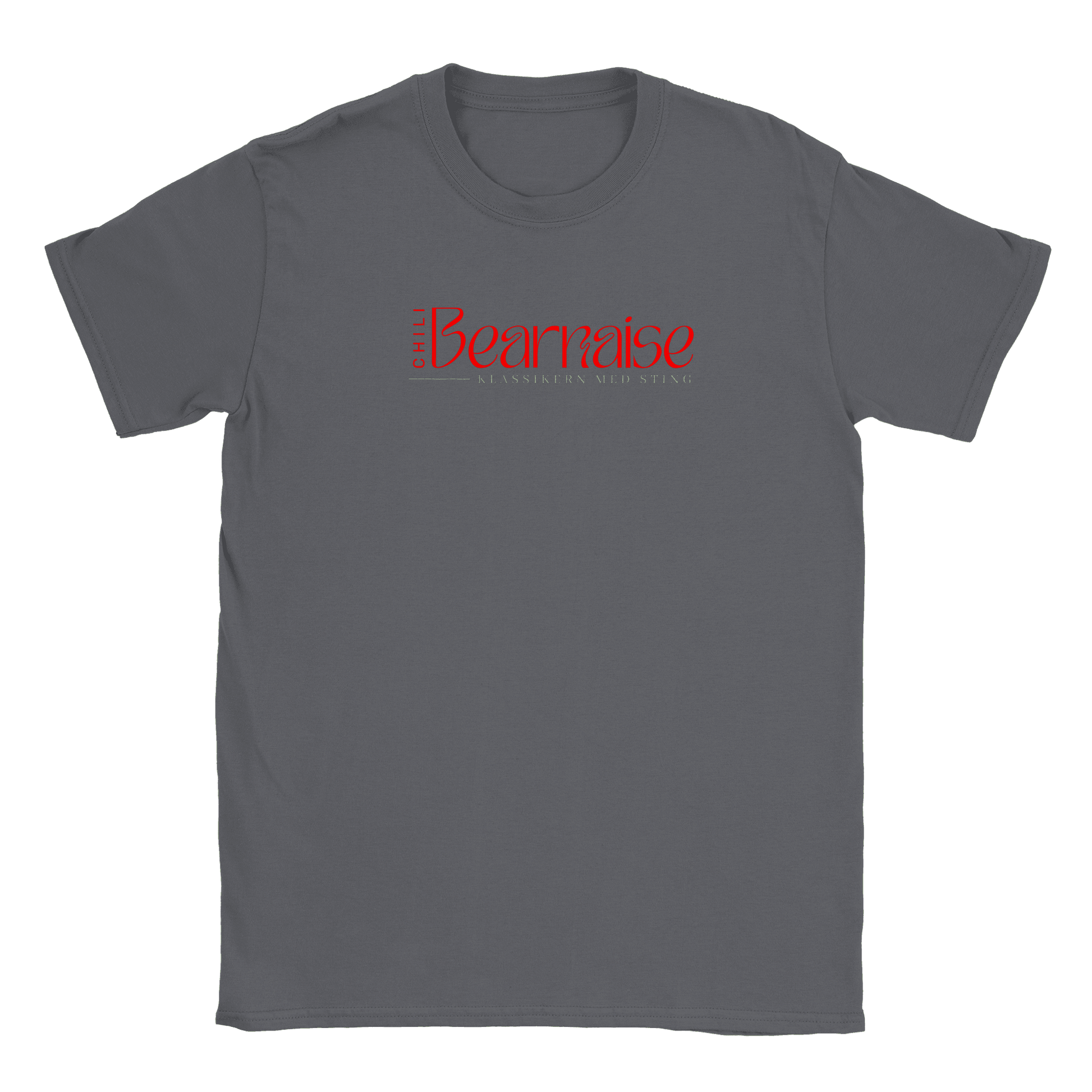 Chilibearnaise - T-shirt Kolgrå