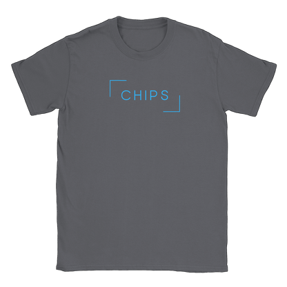 Chips logo - T-shirt Charcoal