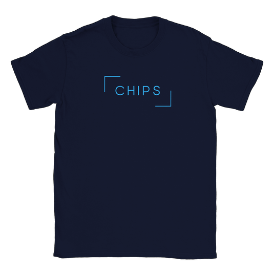 Chips logo - T-shirt Navy