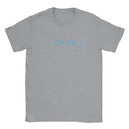 Chips logo - T-shirt Sports Grey