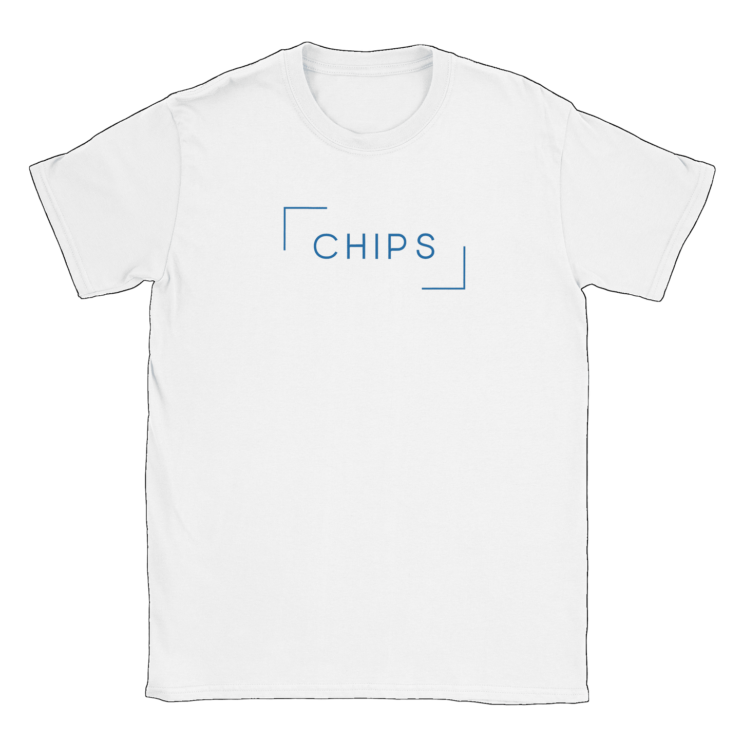 Chips logo - T-shirt Vit
